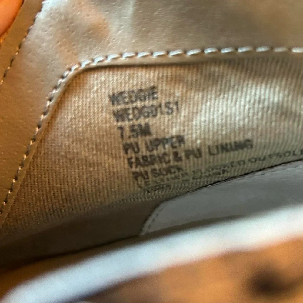 Steve Madden Snakeskin Wedgie Sneakers | 7.5